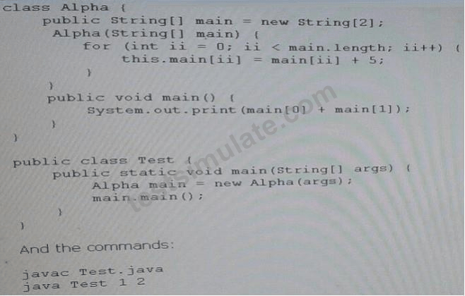 Java SE 8 Programmer I (1z0-808) Free Practice Test | TestSimulate