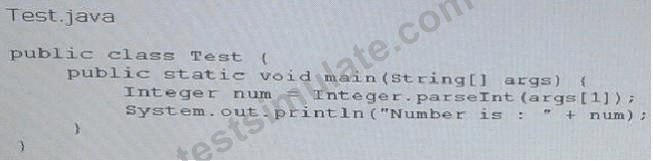 Java SE 8 Programmer I (1z0-808) Free Practice Test | TestSimulate
