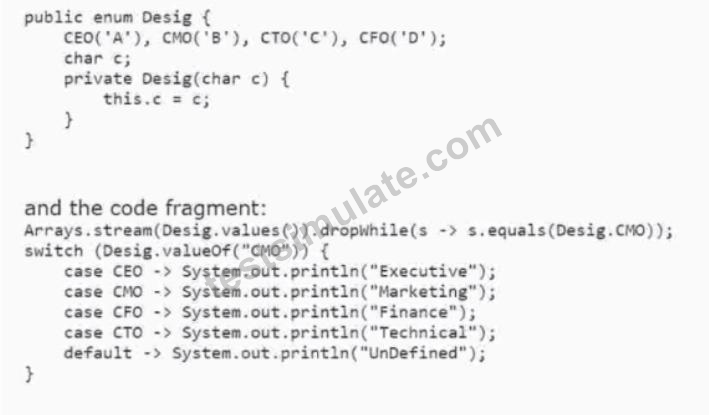 Java SE 17 Developer (1Z0-829) Free Practice Test | TestSimulate